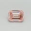 0.30 Ct. Fancy Intense Pink Emerald Lab Grown Diamond