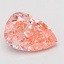 1.57 Ct. Fancy Vivid Pink Pear Lab Grown Diamond