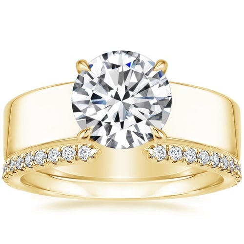 18K Yellow Gold Alden Diamond Ring