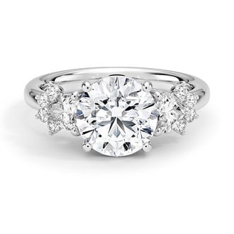 Custom Cat-Inspired Diamond Ring