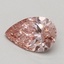 0.58 Ct. Fancy Intense Pink Pear Lab Grown Diamond
