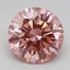 2.08 Ct. Fancy Vivid Pink Round Lab Grown Diamond