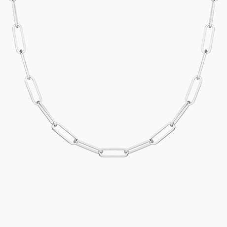 Devon 18 in. Lightweight Paperclip Chain Necklace (Large)