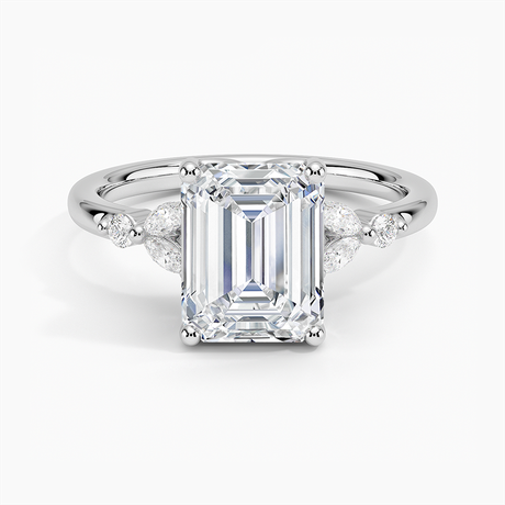 Platinum Verbena Diamond Ring