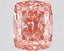 11.03 Ct. Fancy Vivid  Pink Cushion Lab Grown Diamond