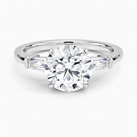 Platinum Symphony Three Stone Diamond Ring (1/2 ct. tw.)