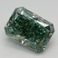 2.36 Ct. Fancy Vivid Green Radiant Lab Grown Diamond