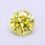 1.02 Ct. Fancy Intense Yellow Round Lab Grown Diamond