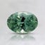 7x5mm Unheated Green Oval Montana Sapphire