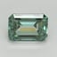 2.0 Ct. Fancy Vivid Pacific Green Emerald Lab Grown Diamond