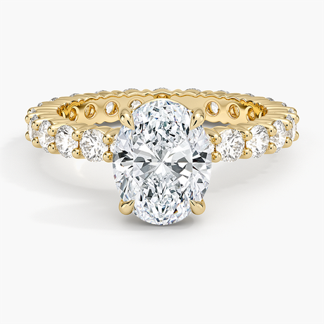 18K Yellow Gold Perfect Fit Eternity Diamond Ring (1 1/3 ct. tw.)