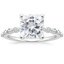 18K White Gold Marseille Half Coverage Diamond Ring (1/4 ct. tw.), smalltop view