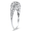 The Jesica Ring, smalltop view on a hand