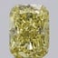 3.00 Ct. Fancy Intense Yellow Cushion Lab Grown Diamond