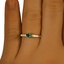 The Sanibel Ring, smallzoomed in top view on a hand