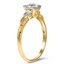 The Delois Ring, smalltop view on a hand