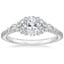 14K White Gold Luxe Nadia Pavé Diamond Ring (1/2 ct. tw.), smalltop view