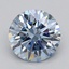 1.02 Ct. Fancy Intense  Blue Round Lab Grown Diamond