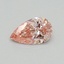 0.34 Ct. Fancy Vivid Pink Pear Lab Grown Diamond