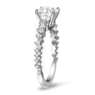 Custom Scattered Constellation Diamond Ring