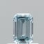0.45 Ct. Fancy Intense Blue Emerald Lab Grown Diamond