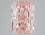 3.41 Ct. Fancy Vivid Pink Radiant Lab Grown Diamond
