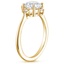 18K Yellow Gold Luminesce Diamond Ring, smallside view