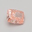 0.82 Ct. Fancy Vivid Pink Cushion Lab Grown Diamond