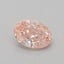 0.50 Ct. Fancy Vivid Pink Oval Lab Grown Diamond