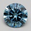 2.50 Ct. Fancy Vivid Blue Round Lab Grown Diamond