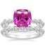 Platinum Bordeaux Diamond Bridal Set
