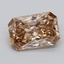2.05 Ct. Light  Brown Radiant Lab Grown Diamond