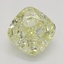 0.60 Ct. Fancy Light Yellow Cushion Diamond