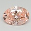 2.03 Ct. Fancy Vivid Pink Oval Lab Grown Diamond