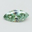 0.53 Ct. Fancy Vivid Pacific Green Marquise Lab Grown Diamond