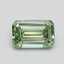 1.02 Ct. Fancy Intense Pacific Green Emerald Lab Grown Diamond