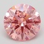 2.09 Ct. Fancy Vivid Pink Round Lab Grown Diamond