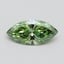 1.00 Ct. Fancy Vivid Pacific Green Marquise Lab Grown Diamond