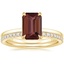 18K Yellow Gold Vita Diamond Ring with Luxe Ballad Diamond Ring (1/4 ct. tw.)