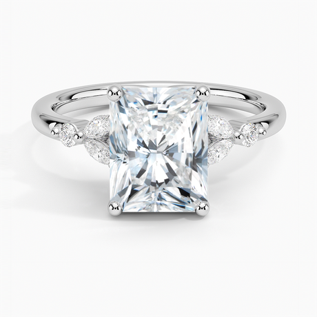18K White Gold Verbena Diamond Ring