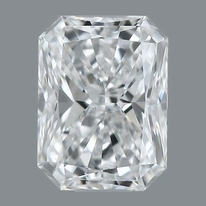 Radiant diamond — real photo