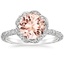18K White Gold Nova Halo Diamond Ring (1/2 ct. tw.), smalltop view