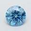 2.08 Ct. Fancy Vivid  Blue Round Lab Grown Diamond
