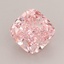 1.75 Ct. Fancy Vivid  Pink Cushion Lab Grown Diamond