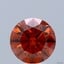 3.22 Ct. Fancy Deep Orange Round Lab Grown Diamond