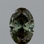 1.18 Ct. Fancy Green Oval Lab Grown Diamond
