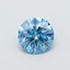 1.04 Ct. Fancy Vivid  Blue Round Lab Grown Diamond