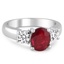 Retro Ruby Vintage Ring