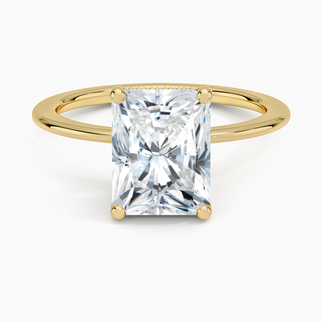 Aimee Hidden Halo Diamond Ring