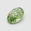 0.50 Ct. Fancy Vivid  Green Oval Lab Grown Diamond